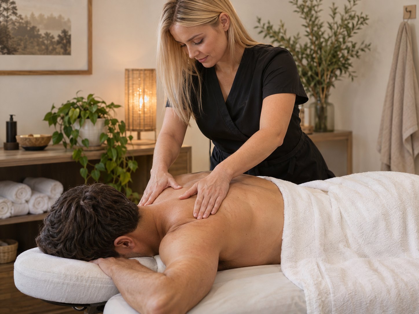 Sessão de massagem profissional e individualizada no Oásis Corporal em BH