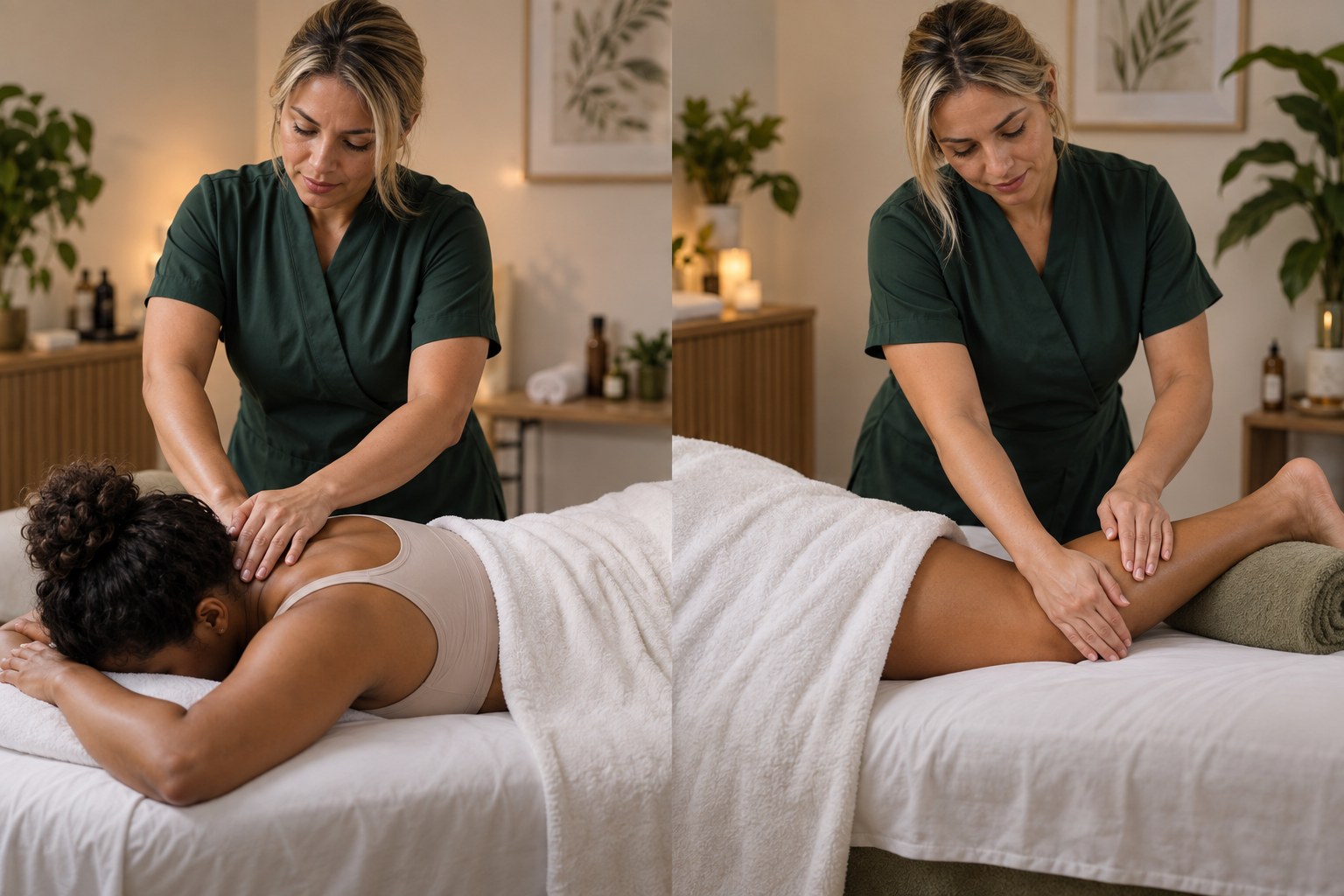 Comparação entre drenagem linfática e massagem relaxante em Belo Horizonte