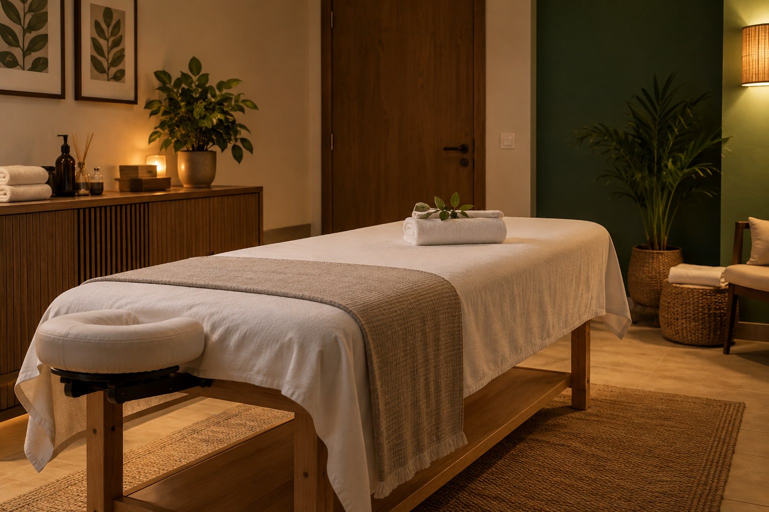 Espaço profissional e organizado para massagem em Belo Horizonte