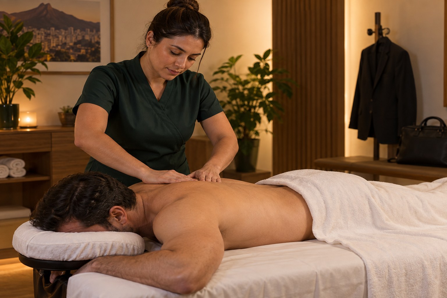 Massagem relaxante depois do trabalho na Savassi em Belo Horizonte