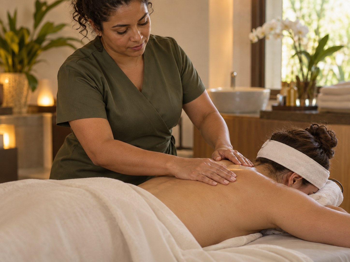 Massagem relaxante com atenção aos ombros na Savassi em BH