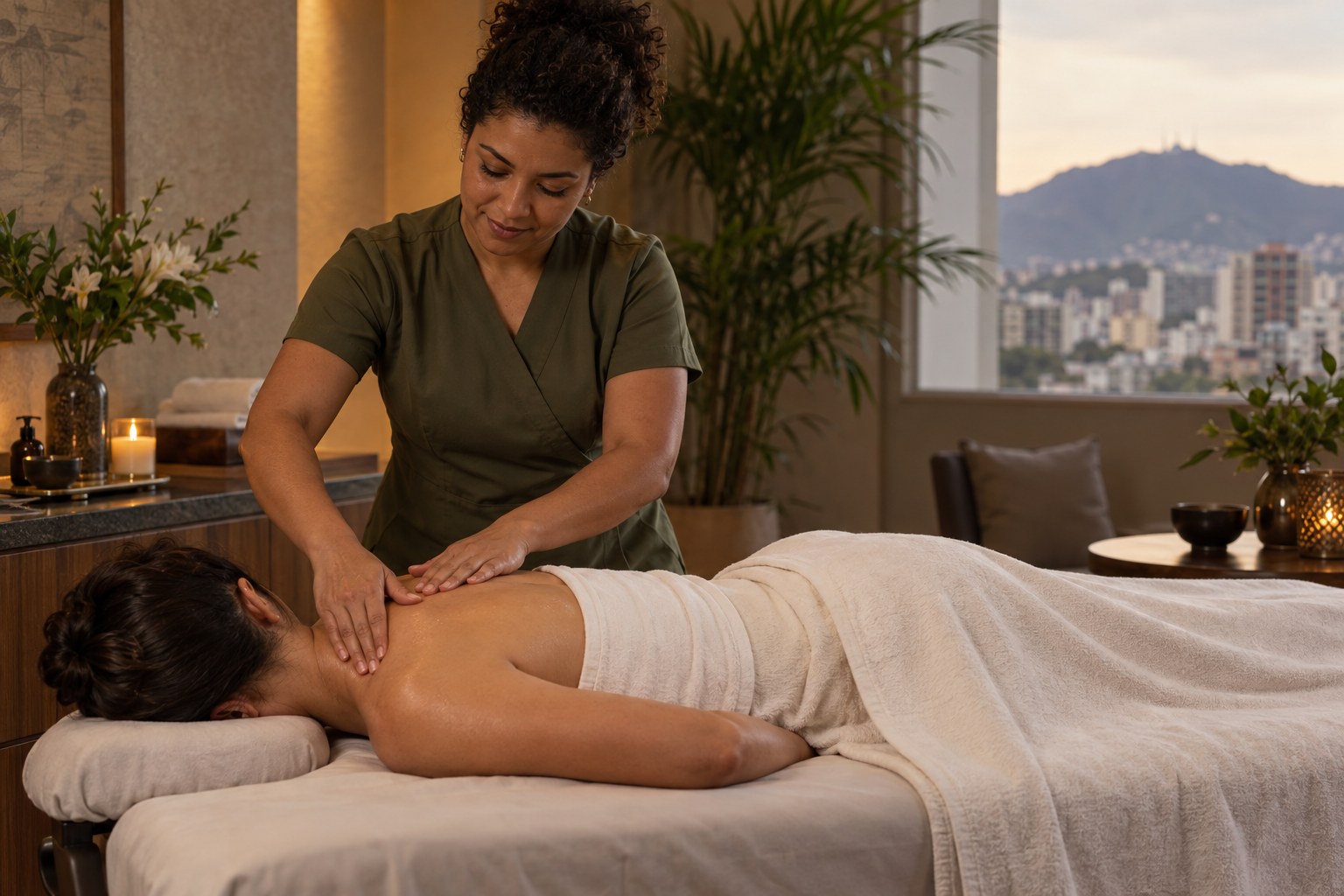 Diferença entre massagem relaxante e massagem terapêutica em BH