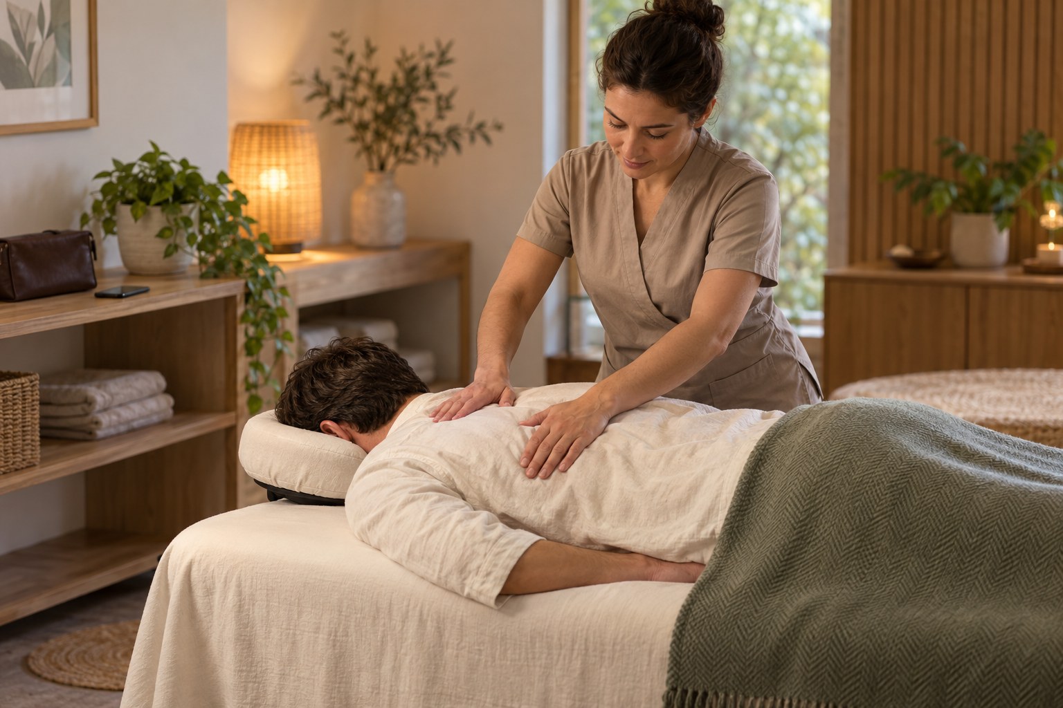 Momento de pausa com massagem relaxante na Savassi em BH