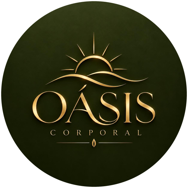 Logotipo do Oásis Corporal, massagens relaxantes em Belo Horizonte, na Savassi